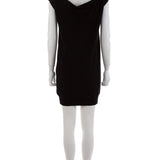 Kısa kollu, yün mini elbise / tunik