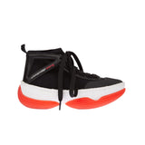 A1, logolu kumaş sneaker bot