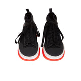 A1, logolu kumaş sneaker bot