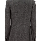 balıksırtı, yünlü - pamuklu blazer