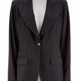 Çizgili desenli blazer
