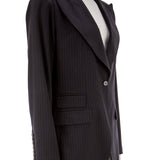 Çizgili desenli blazer