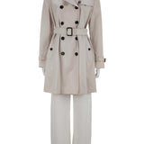 Burberry astarlı, pamuklu pardösü