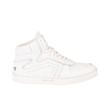 Logo baskılı, deri sneaker bot