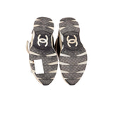 Logolu, deri - süet sneaker bot