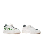 Resimli, taşlı, deri sneaker