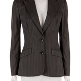 D&G, çizgili desenli pamuklu blazer