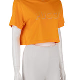 Logolu, pamuklu t-shirt