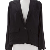 Astarsız, ipek blazer