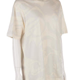 Desenli, pamuklu t-shirt