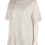 Desenli, pamuklu t-shirt
