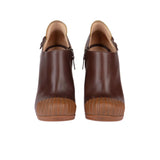 Deri - süet, logolu bootie