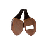 Deri - süet, logolu bootie