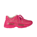 Logo yazılı, deri sneaker
