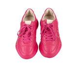 Logo yazılı, deri sneaker