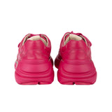 Logo yazılı, deri sneaker