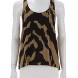 Zebra desenli, astarlı bluz