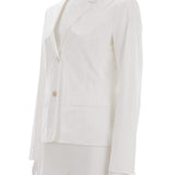 Kapaklı cepli blazer