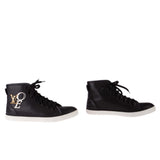 Logolu Love yazılı deri sneaker bot