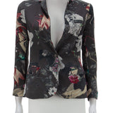 McQ, çiçekli desenli ipek blazer