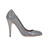 Pütürlü parlak deri stiletto