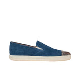 Logolu, slip-on süet sneaker