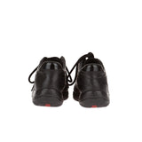 Metal logolu deri sneaker