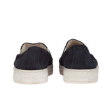 Logolu, slip-on, süet sneaker