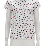 Desenli, pamuklu t-shirt