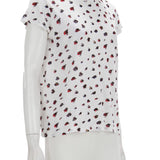 Desenli, pamuklu t-shirt