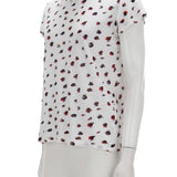 Desenli, pamuklu t-shirt
