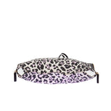 Leopar desenli kanvas çanta