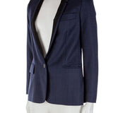 Dokulu yün blazer