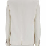 Yılan desenli yakalı blazer
