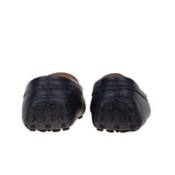 Logo baskılı, deri loafer