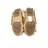 Püsküllü süet loafer