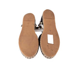 Rockstud zımbalı deri espadril