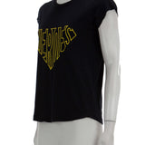 Yazılı, pamuklu t-shirt